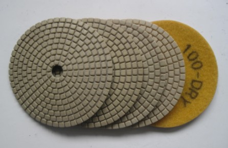 Diamond Flexible Dry Polishing Pads Dry Use Resin Pads