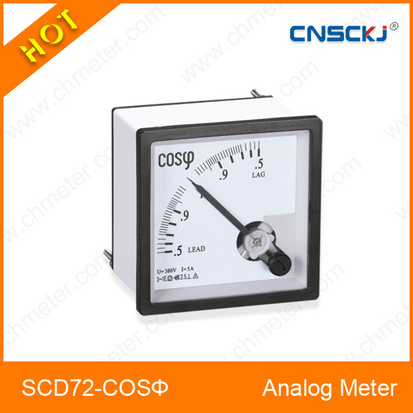 Scd72-Cos Mounted Analog 3-Phase Power Factor Meter