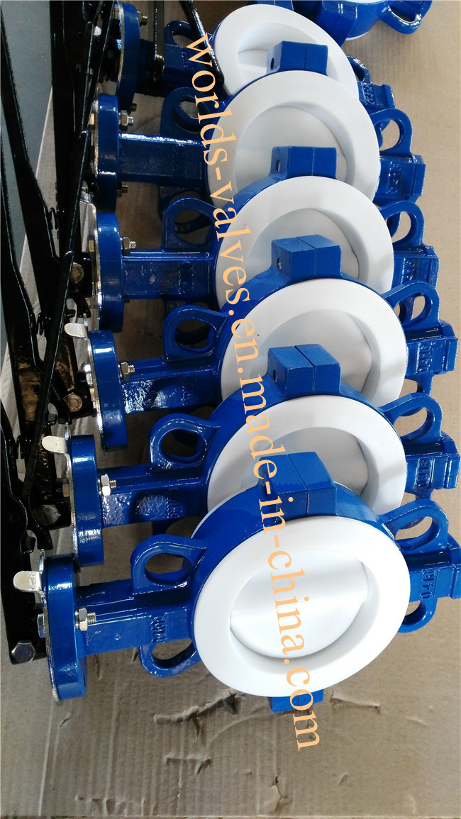 PTFE Coating Wafer Butterfly Valve