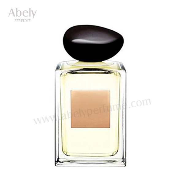 3.4fl. Oz Luxury Aluminum Cap Decorative Glass Perfume Bottle