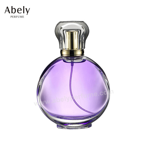 3.4fl. Oz Unique Polished Glass Perfume Bottle