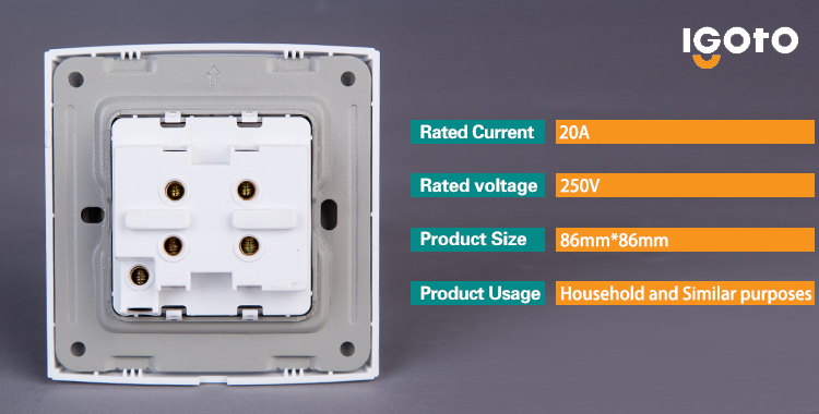 BS Standard Water Heater and Air Condition Switch