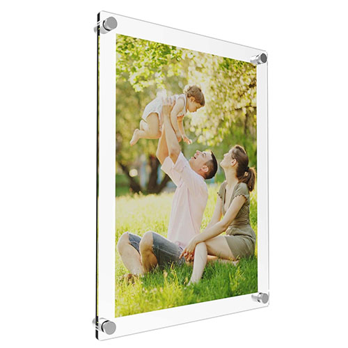 Double Sides Acrylic Photo Frame for Picture Display