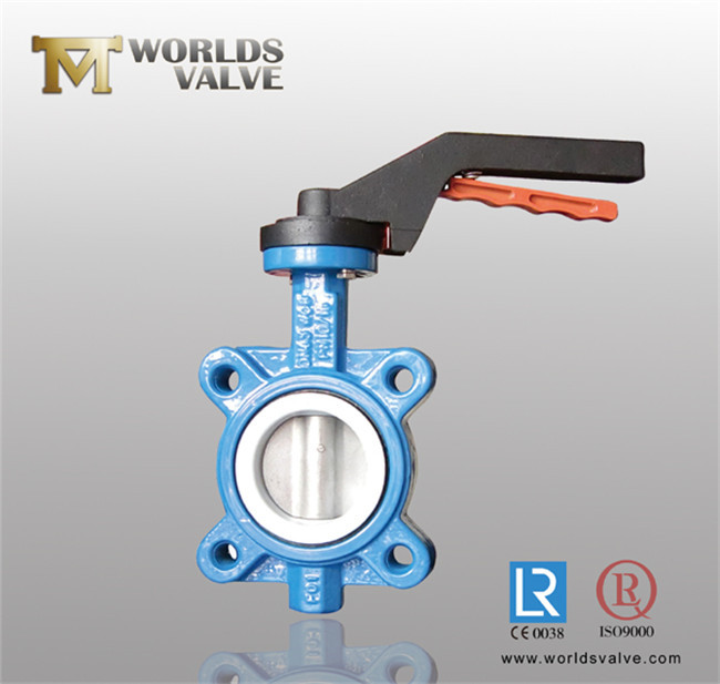 Aluminum Lever Wafer Butterfly Valve