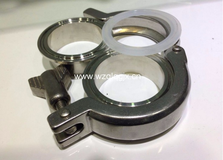 High Quality Ferrule Sanitary Clamp Fittings with Gasket Made in China