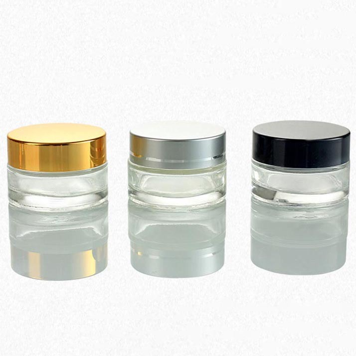 Cosmetic Packaging Jar with Aluminum Cap (NBG18)