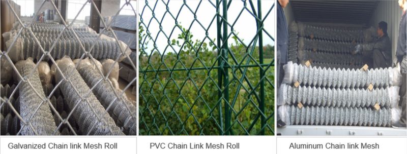 PVC Coated Diamond Chain Link Fence