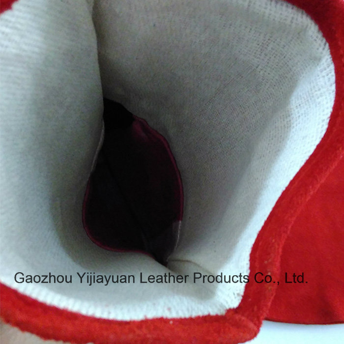 High Quality Cow Split Leather Welding Gloves with Kevlar Stitching