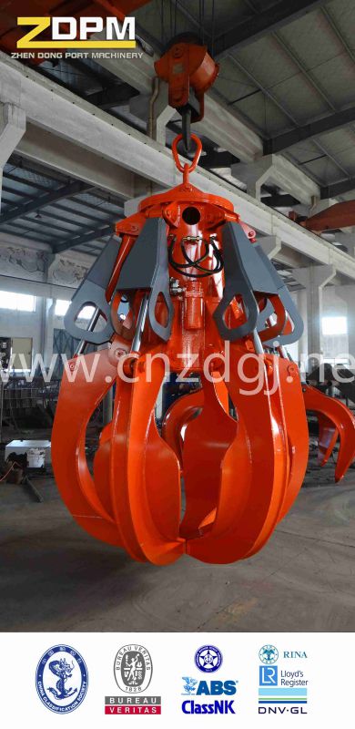 Electaric Hydraulic Orange-Peel Grabs Pig Iron/Coke/Steel Scrap/Garbage