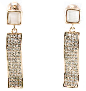 Good Quality & Fashion Jewelry 3A CZ 925 Silver Earring (E6512)