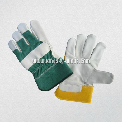 Cow Grain Full Palm Leather Work Glove (3101)