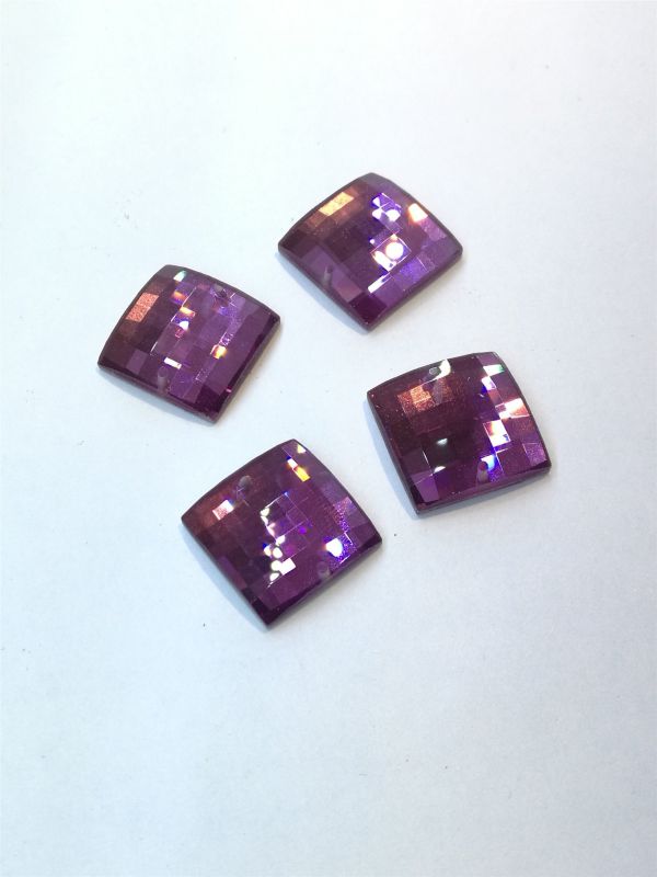 China Factory Price Square Rhinestone Flatbacks Glass Crystal Stone