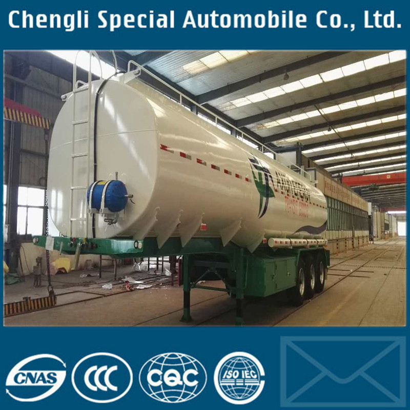 42000~45000liters Oil Tank Trailer, Large Capacity Fuel Tanker Trailer for Sale