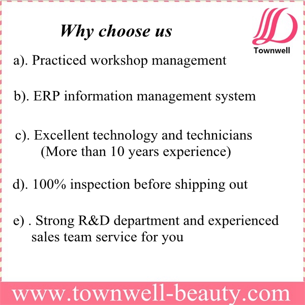 Townwell Brand Professional Hair Salon Equipments Ceramic Hair Straightener Comb