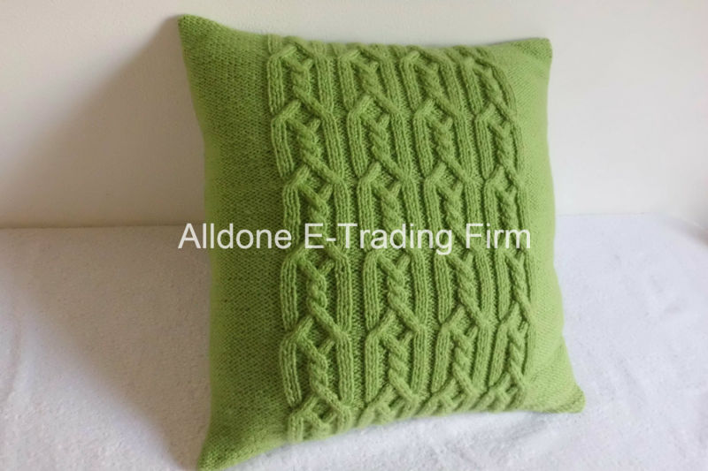 New Design Fashion 100% Hand Knit Pillow Cushion Covers Case