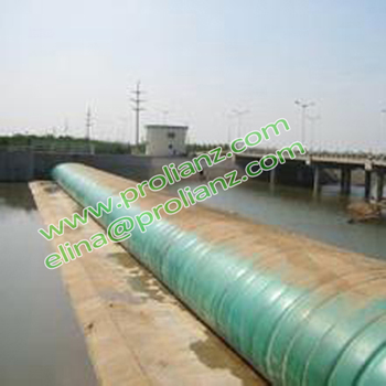 China Round Water Filling Rubber Dam to The USA