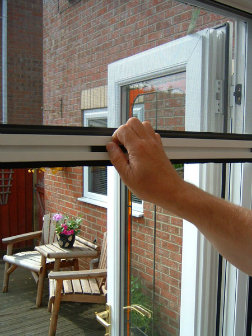 Anodized Bronze Aluminium Sliding Window