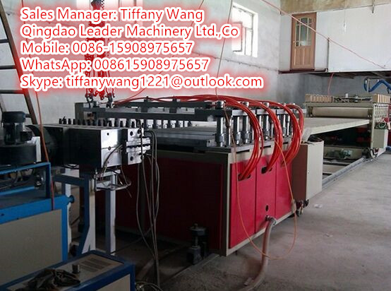 PVC Building Templete Foam Board Extrusion Line