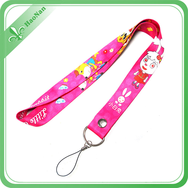 Polyester Material Lanyard with Sublimated Printing Logo