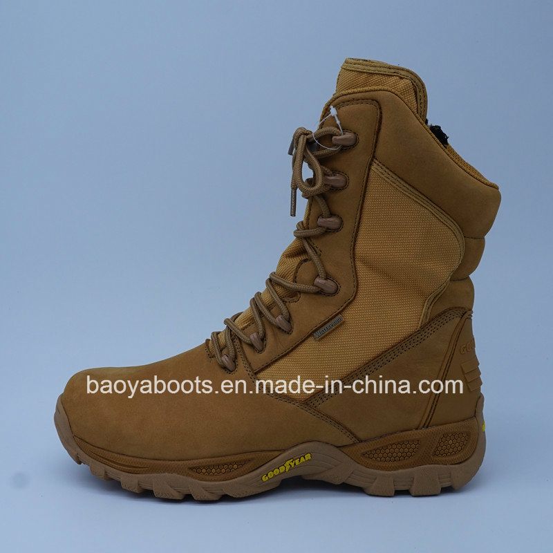 Quick Wear Waterproof Genuine Leather Military Army Boots