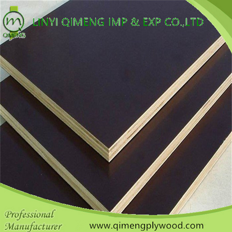 Waterproof Glue 12mm Black Film Faced Plywood for Construction