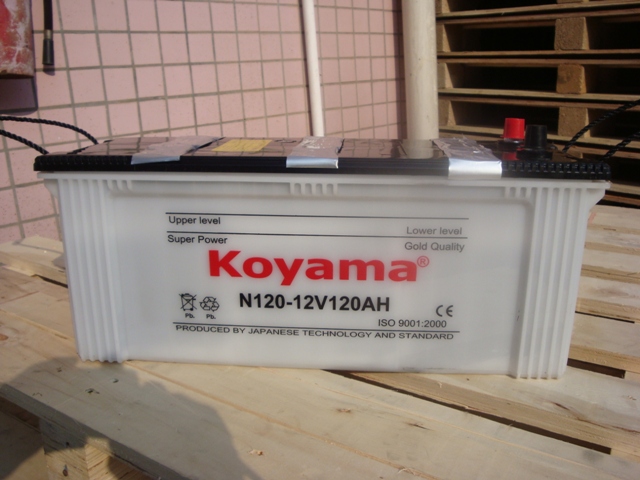 Heavy Duty Dry Charge Automotive Battery N120 (EN & DIN 62033)