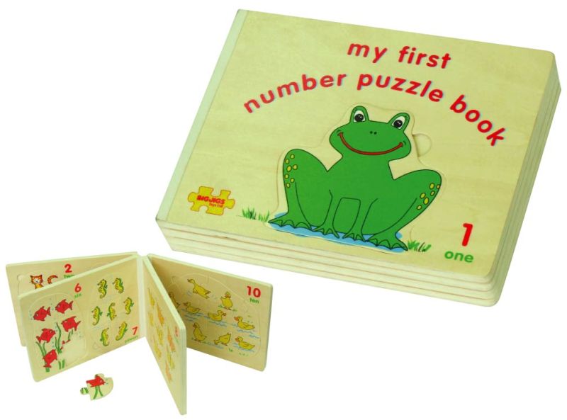 Wooden Number Book (80146)