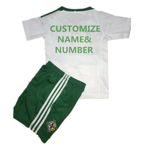 New 2016 2017 Northern Ireland Home and Away Children Soccer Jersey