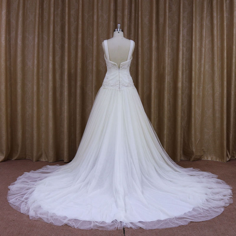 New Arrival Sleeveless Vintage Style Wedding Dresses