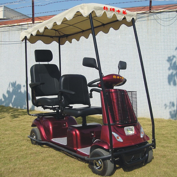 800W Four Wheels Double Seat Mobility Scooter (DL24800-4)