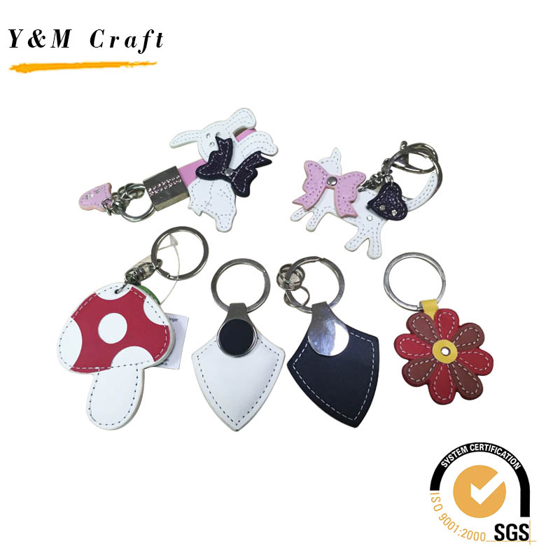 Keychain Factory Promotional Leather Keychain for Gifts