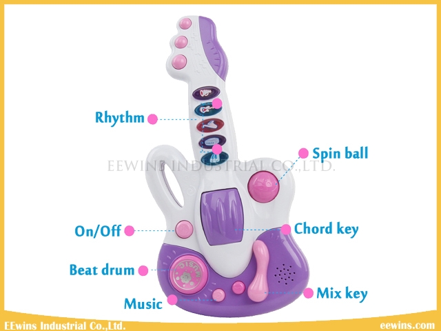 Quality Toys Electronic Musical Guitar Baby Toys