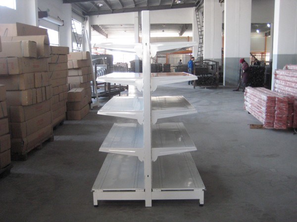 Metal Advertising Retail Display Shelf Supermarket Gondola Shelves