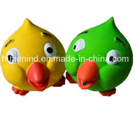 Latex Chicken Shape Head Pet Toy for Dogs (HN-PT175)