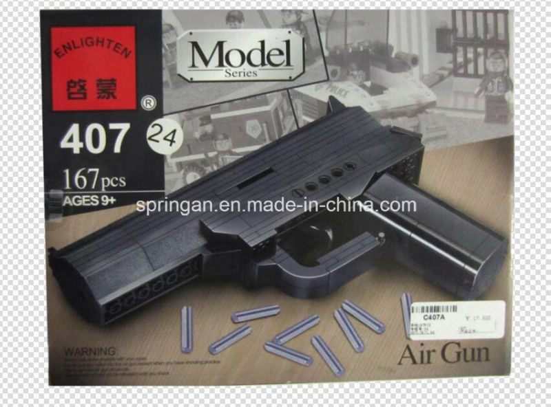 Music Series Designer Pistol Air Gun 167PCS Blocks Toys