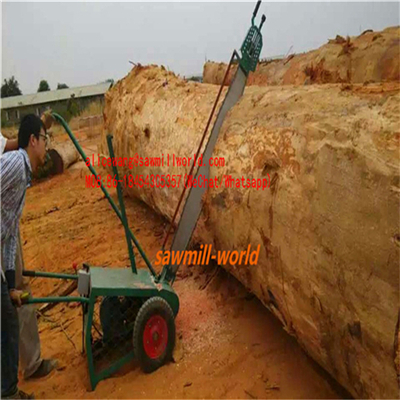 Electric Powered Wood Slasher Machine for Hard Wood Cutting