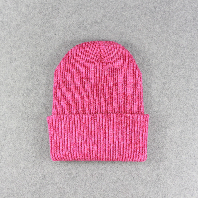 Womens Mens Unisex Knitted Fancy Turn Over Hat Beanie (HW127)