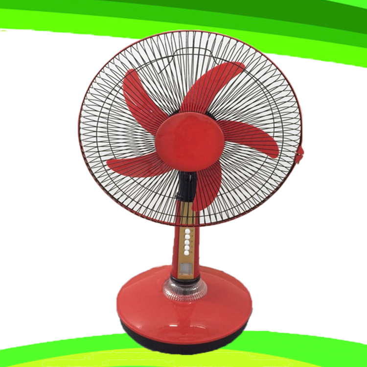 5 Blade 16 Inches 12V DC Stand Table Fan Rechargeable Fan (SB-T5-DC16C)