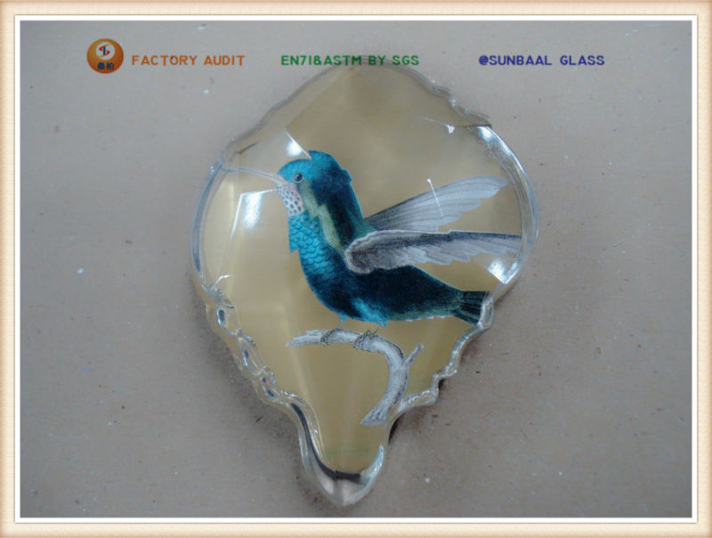 Glass Fridge Magnet for Promotion or Souvenir