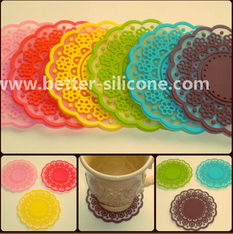 Custom Made Heat Insulated Rubber Cup Mat