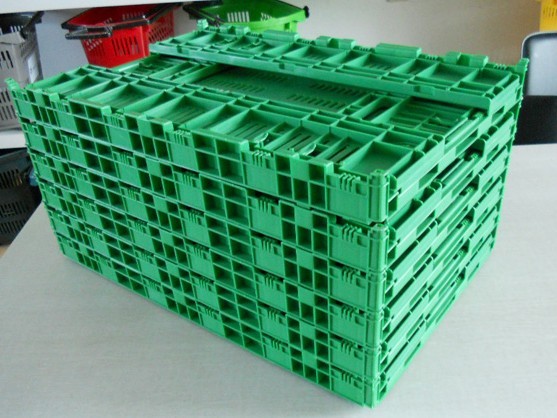 Plastic Foldable Fruit and Vegetable Crates