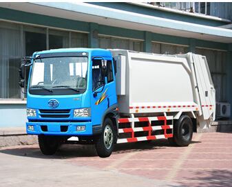 The Faw Garbage Truck 10 Cbm Compactor Garbage Truck