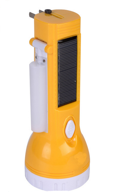 Dual-Functional Rechargeable Solar LED Torch