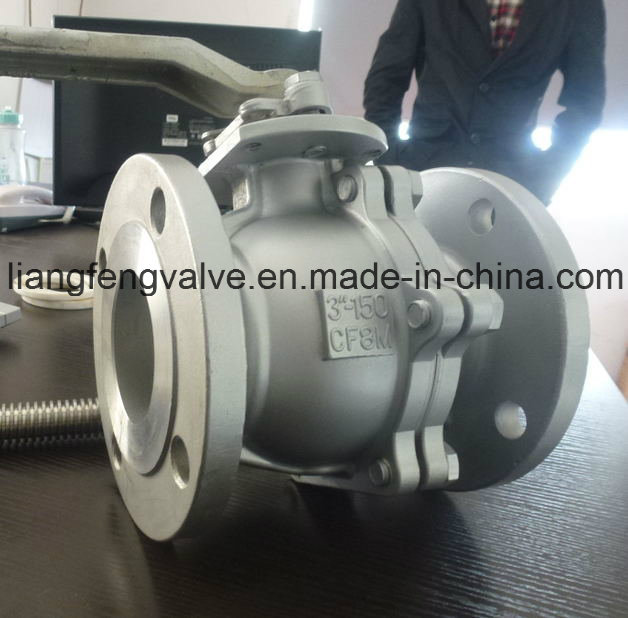 API Stainless Steel CF8 / CF8m / Wcb Flanged Ball Valve