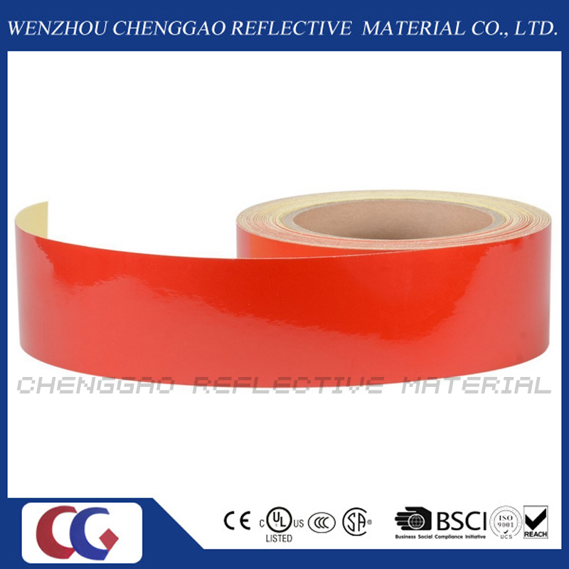 Red Commercial Grade Reflective Caution Tape for Floor (C1300-OR)