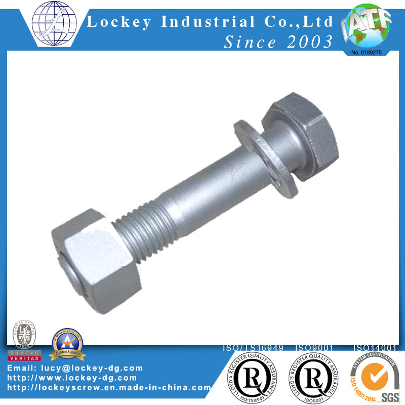 Class 10.9 Hex Head Screw High Strength Steel Plain