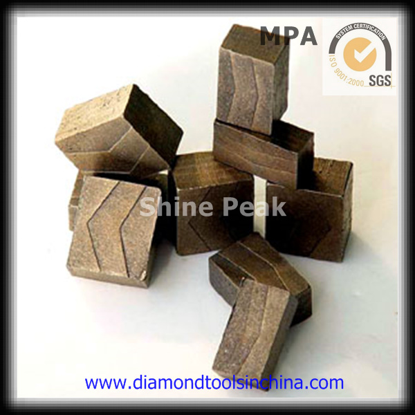 M Shape Diamond Segments for Granite Marble Limestone Sandstone Cutting Purpose