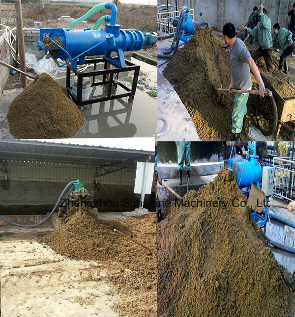 260 Sheep Manure Extruder Machine Poultry Cow Dung Dewatering Machine
