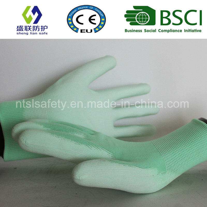 PU Coated Work Safety Glove (SL-PU201G1)