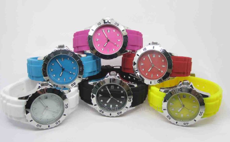 Colorful Silicone Watch, Gift Watch (JA-15014)